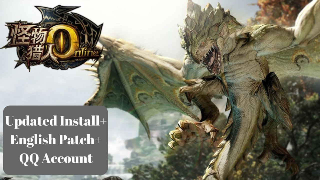 Monster hunter online english patch download 2017